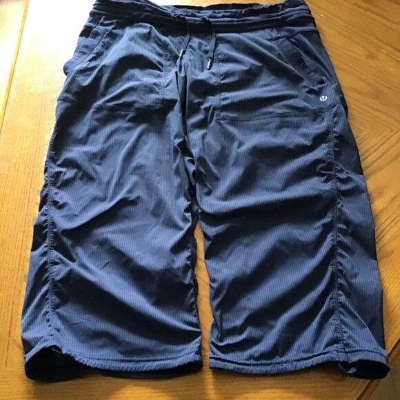 Lululemon Studio Crop No Liner Cadet Blue - Picture 8 of 11